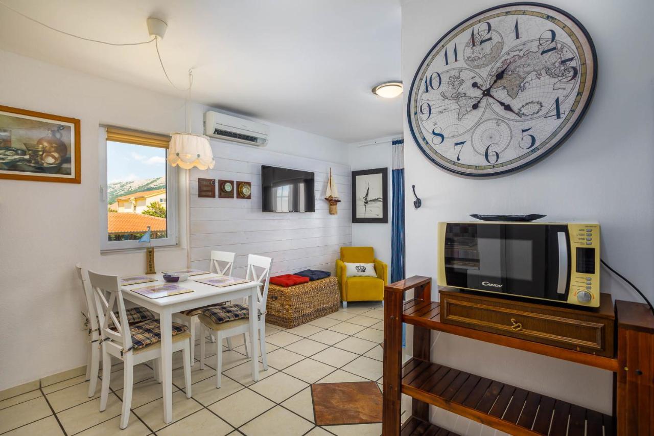 Apartments Villa Anna Baška Dış mekan fotoğraf