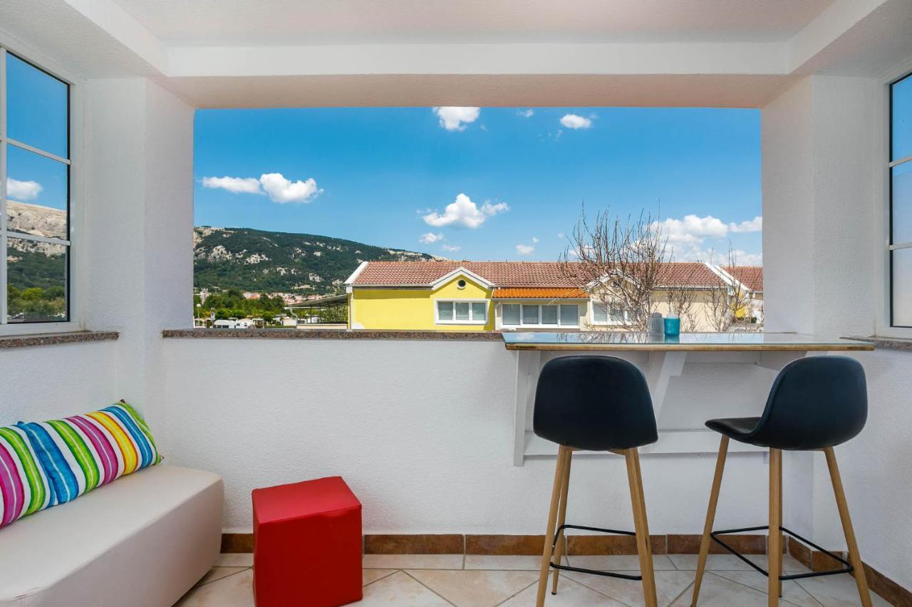 Apartments Villa Anna Baška Dış mekan fotoğraf