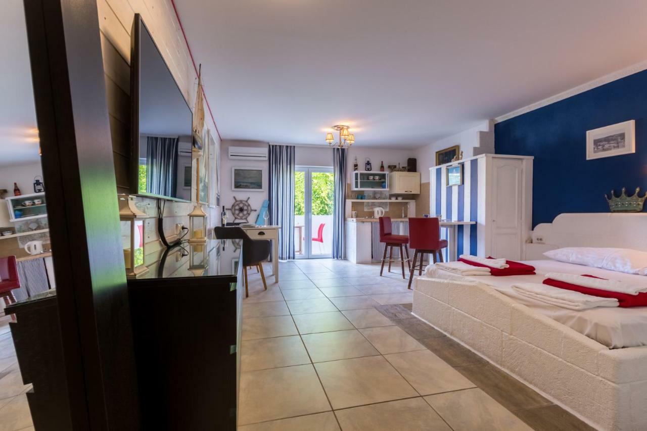 Apartments Villa Anna Baška Dış mekan fotoğraf