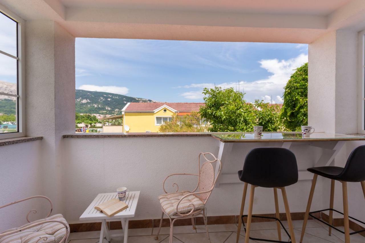 Apartments Villa Anna Baška Dış mekan fotoğraf